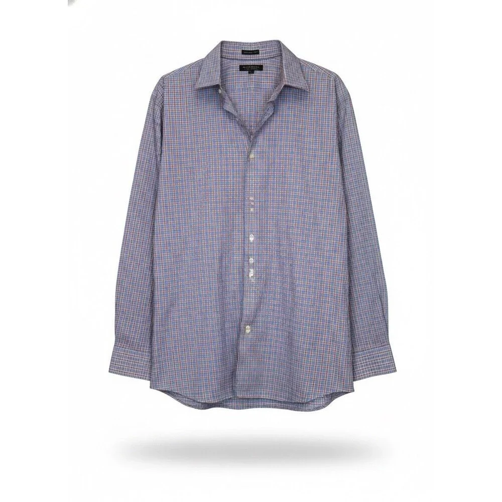 Banana Republic Men’s Button Standard Plaid XL Sleeve Shirt Multicolor B0053